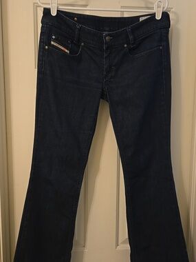 Diesel Women's Louvely Flare Jeans In Dark Blue